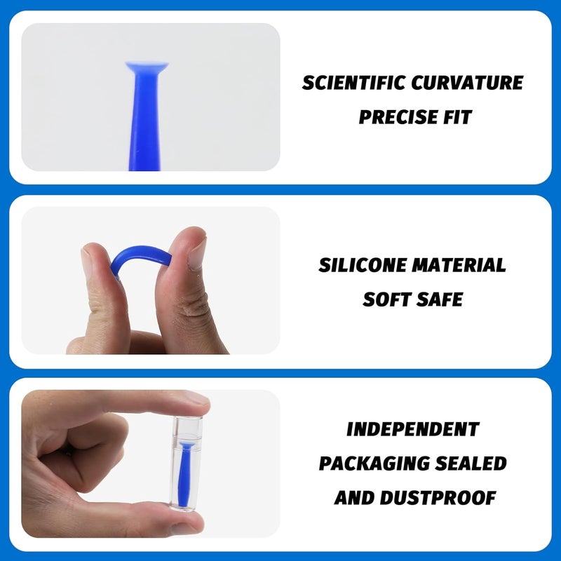 Aoutrow Hard Contact Lens Remover for Hard/RGP Lenses, Contact Lens Inserter Applicator Suction Cup Tool for Prosthetic Eyes, 10 pcs - Image 4